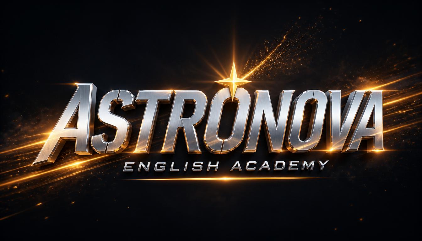 Astronova English Academy logo